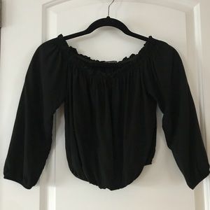 black brandy melville top🖤